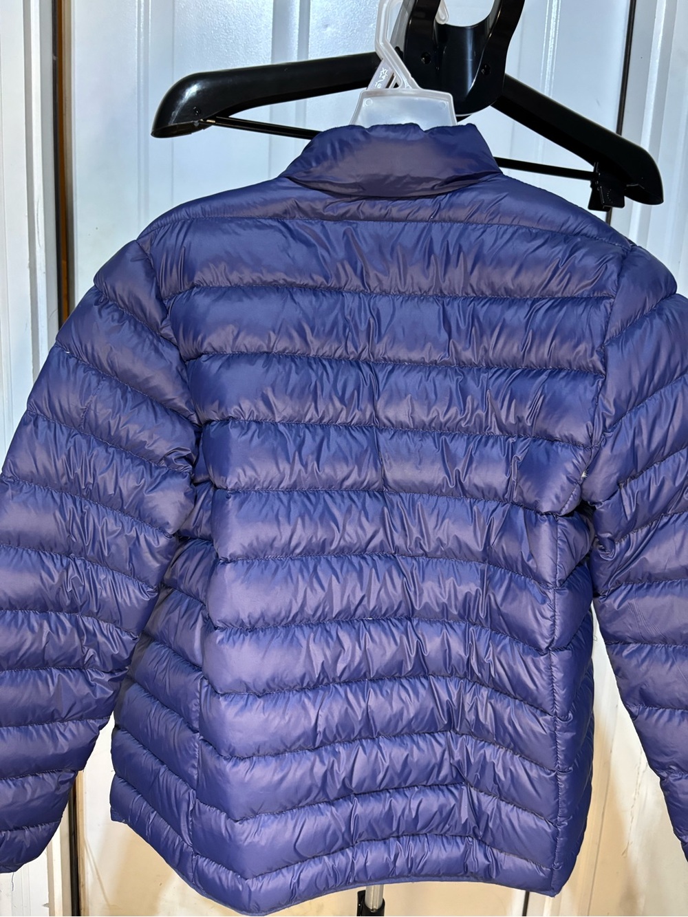 Eddie Bauer Kids XL 14/16  Blue Down Puffer Jacket 60% Down Full Zip Coat - Picture 5 of 5